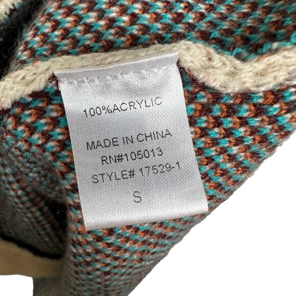 Savanna Jane Let’s Get It Aztec Open Cardigan Small Boho - Picture 6 of 8